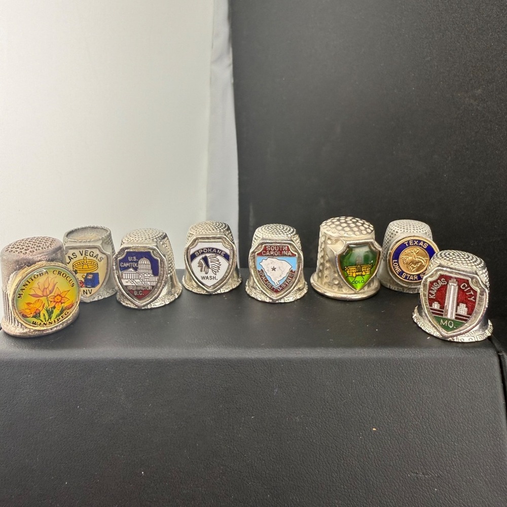 Vintage‎ Travel Thimble Collection States